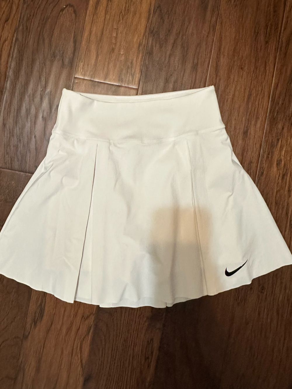 Nike Women’s White Athletic Skort with Black Swoosh